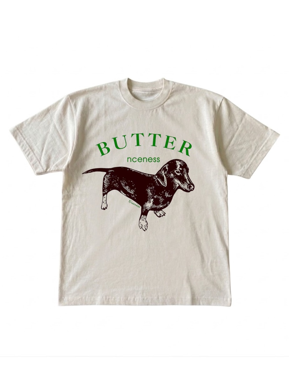 Gildan Cream Dachshund Graphic Tee